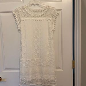 White lace dress